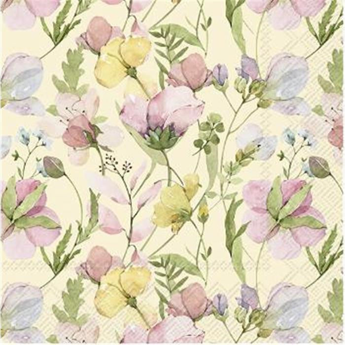 IHR Lunchservet 33x33cm - Bloemen 939960