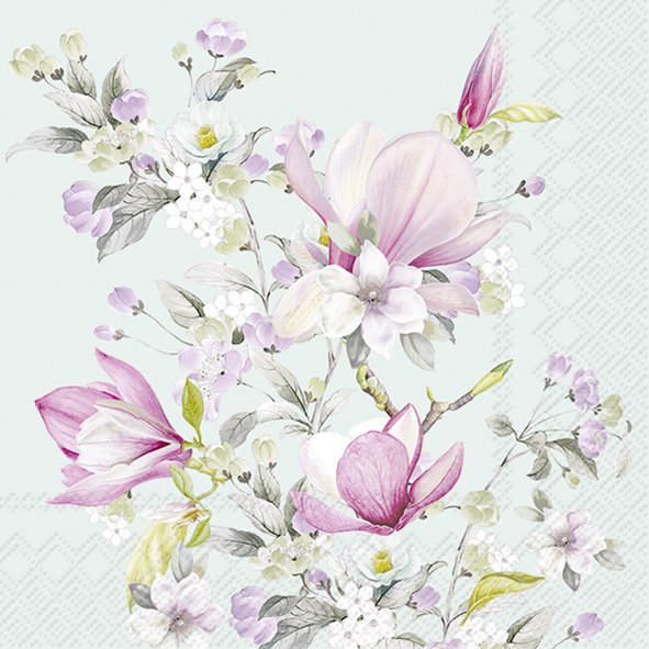 IHR Cocktailservet 25x25cm - Magnolia 1031649