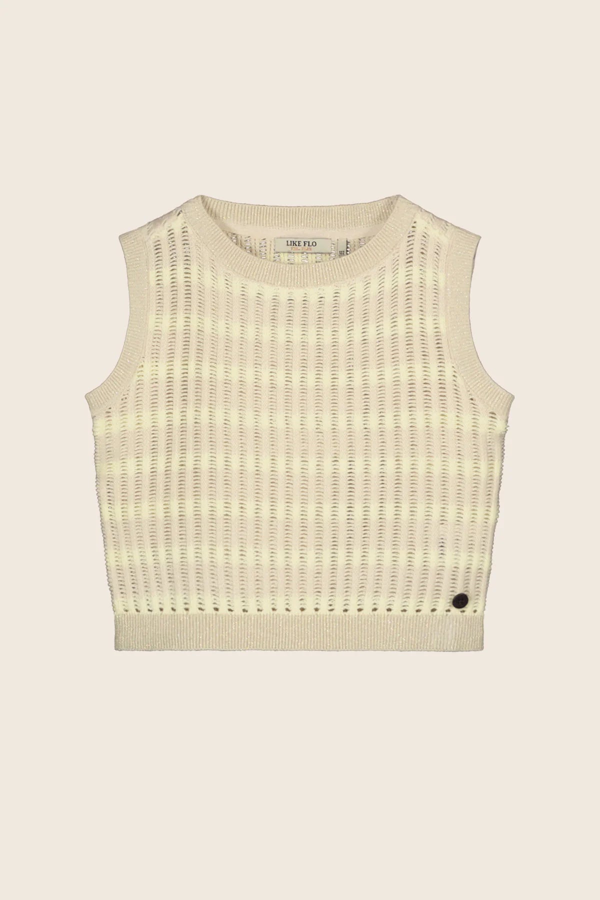 FLO G Top crochet ELORA - butter yellow- 116