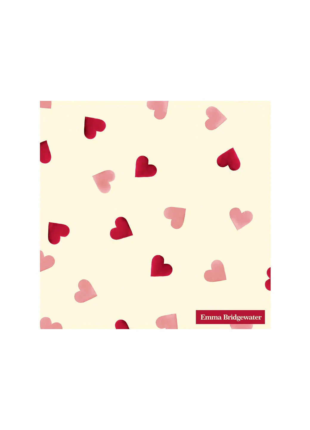 IHR Lunchservet 33x33cm - Pink hearts 1034860