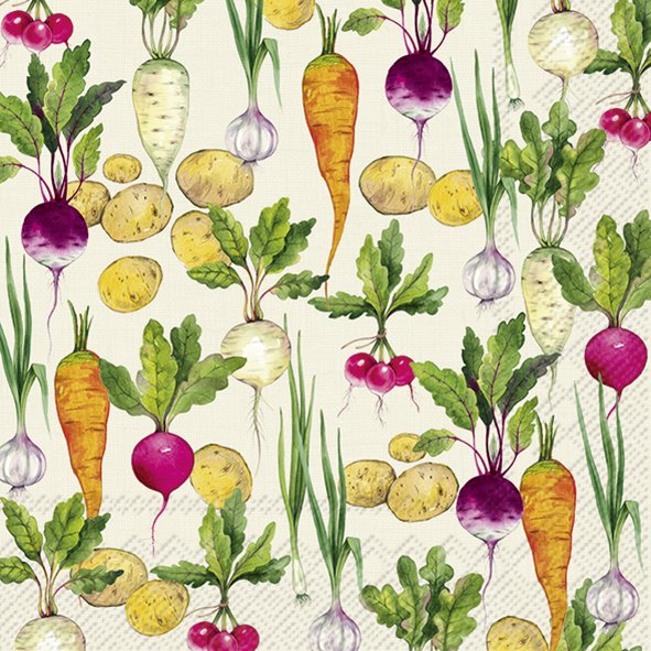IHR Lunchservet 33x33xcm - Groentjes 1045460