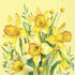 IHR Cocktailservet 25x25cm - Narcissen boeket     1071070