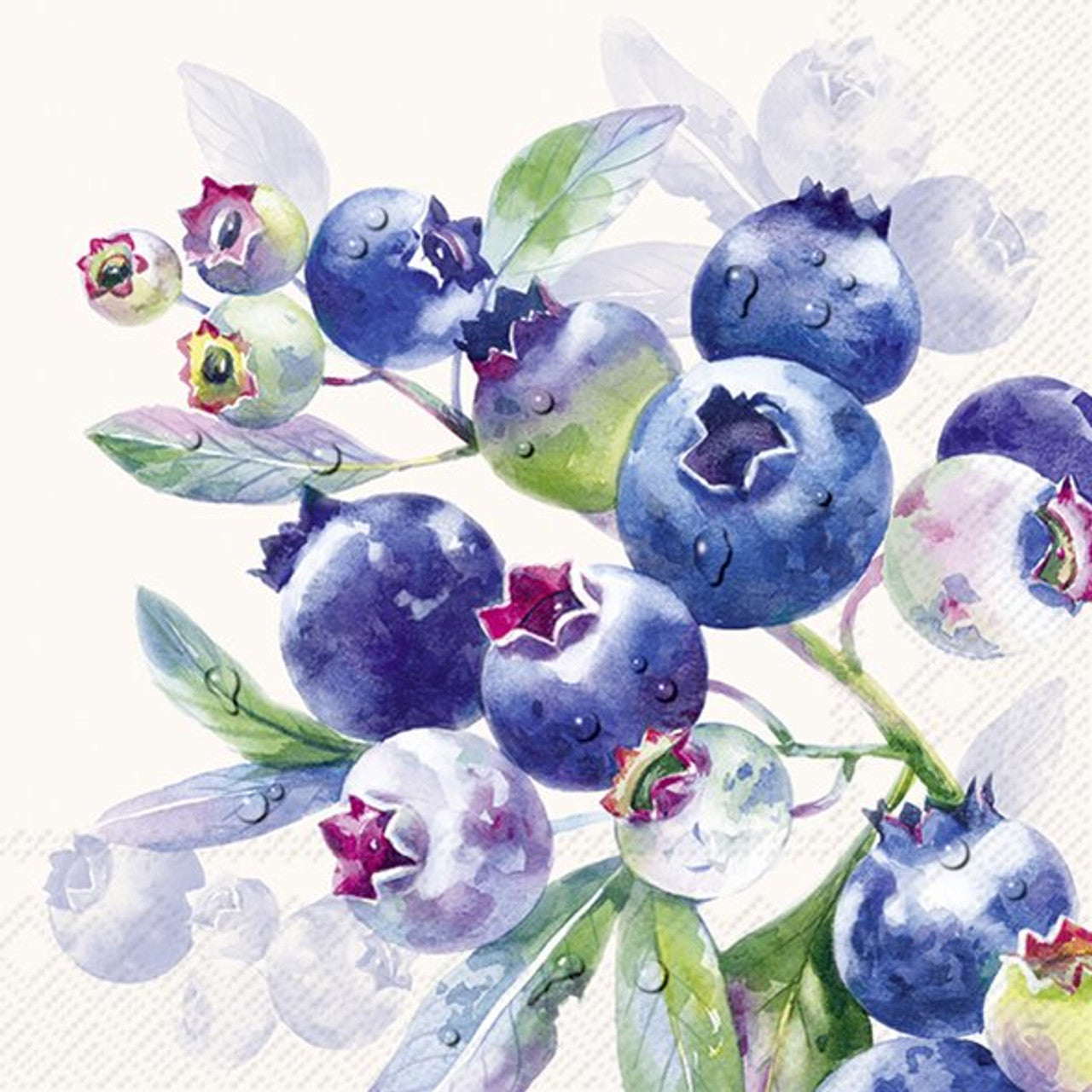 IHR Lunchservet 33x33cm - Blauwe bessen 1071660
