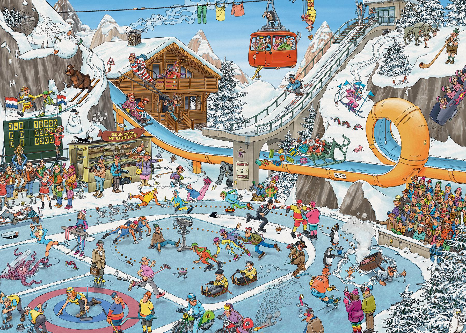 JUMBO Puzzel 1000st.- JvH the winter games