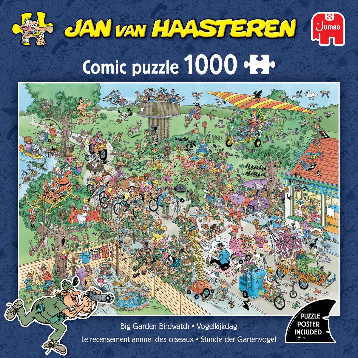 JUMBO JVH puzzel 1000st.- JvH big garden birdwatch