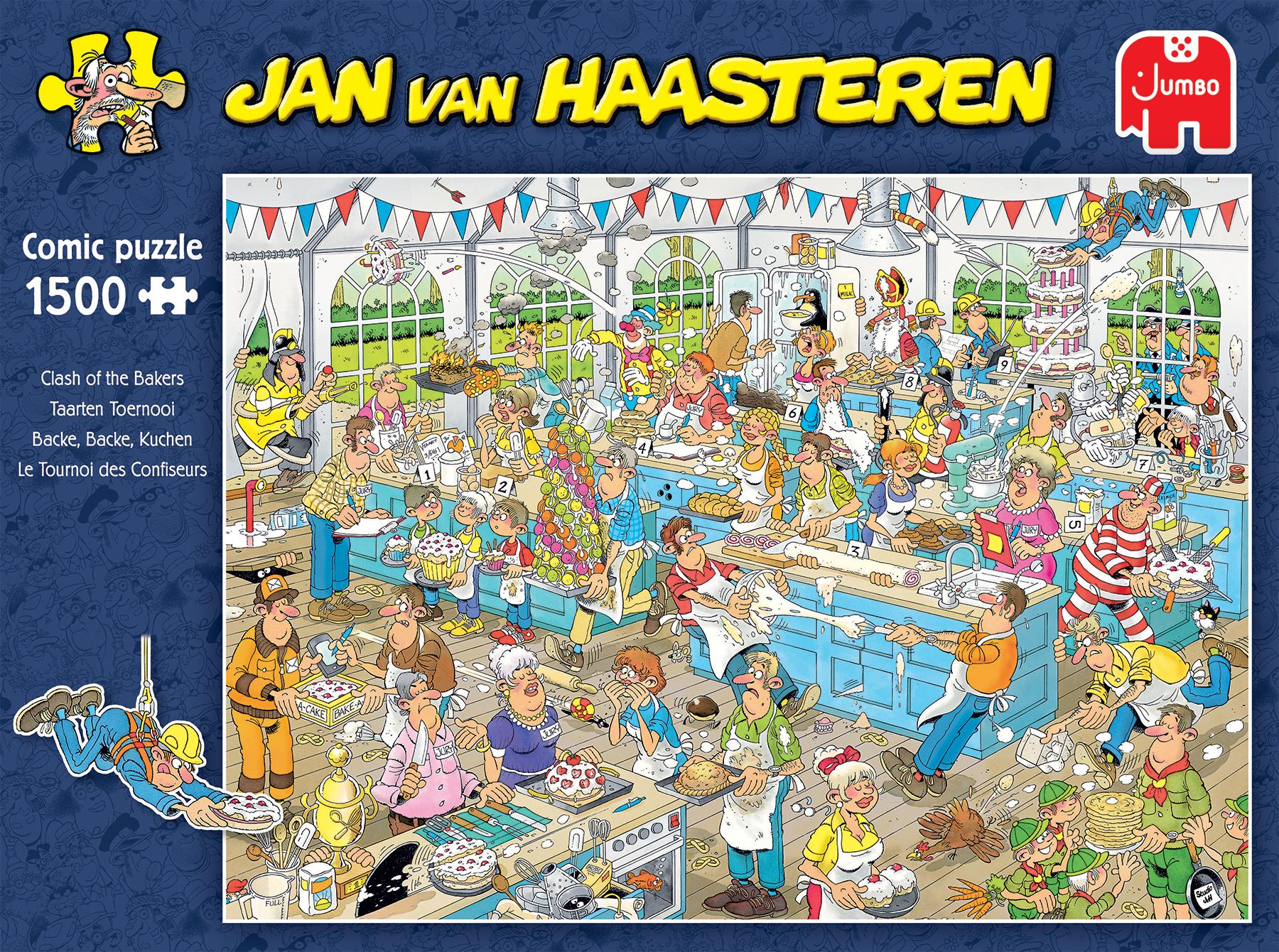 JUMBO Puzzel 1500st.- JvH clash of the bakers