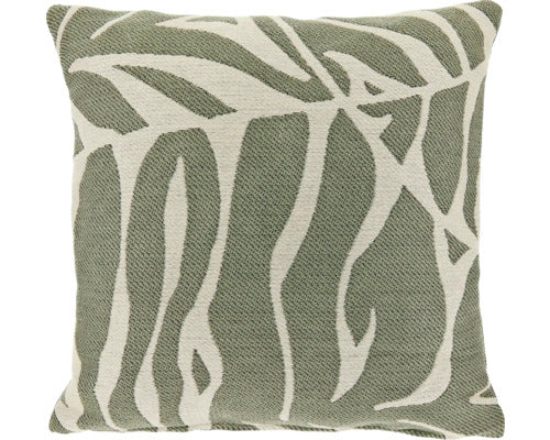 UNIQUE Filou kussen outdoor - 45x45cm - tea green print