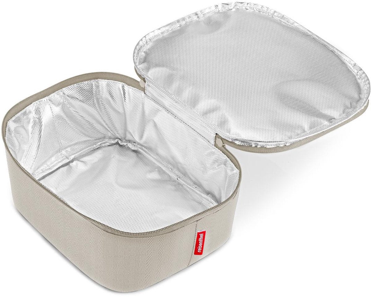 REISENTHEL Coolerbag M pocket - herringbone sand