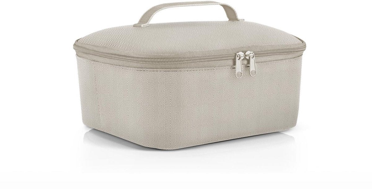 REISENTHEL Coolerbag M pocket - herringbone sand
