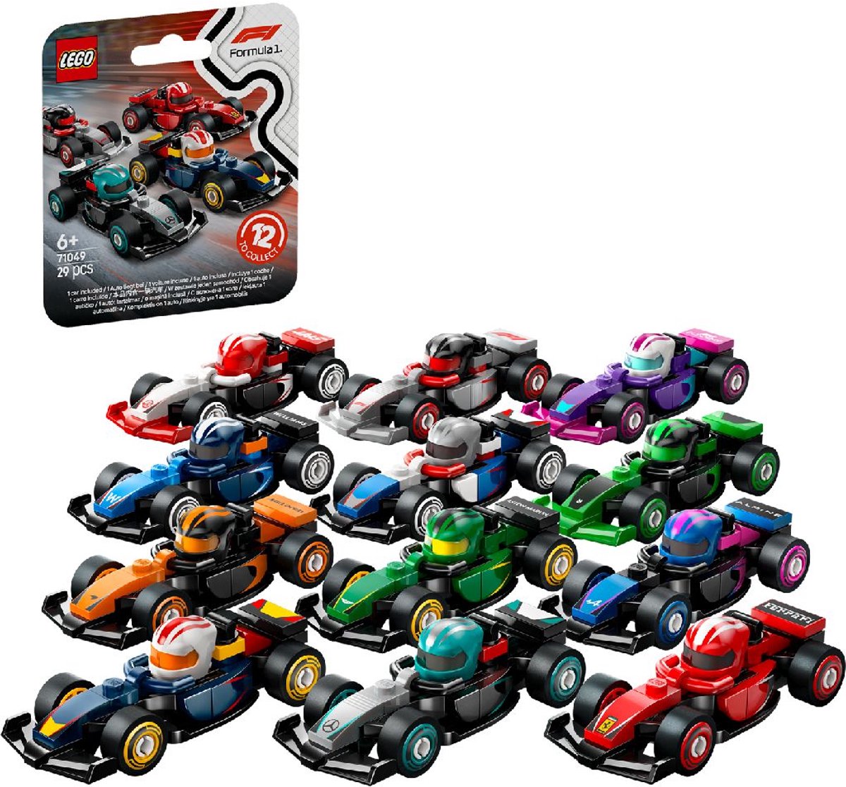 LEGO Speed 71049 F1 raceauto's