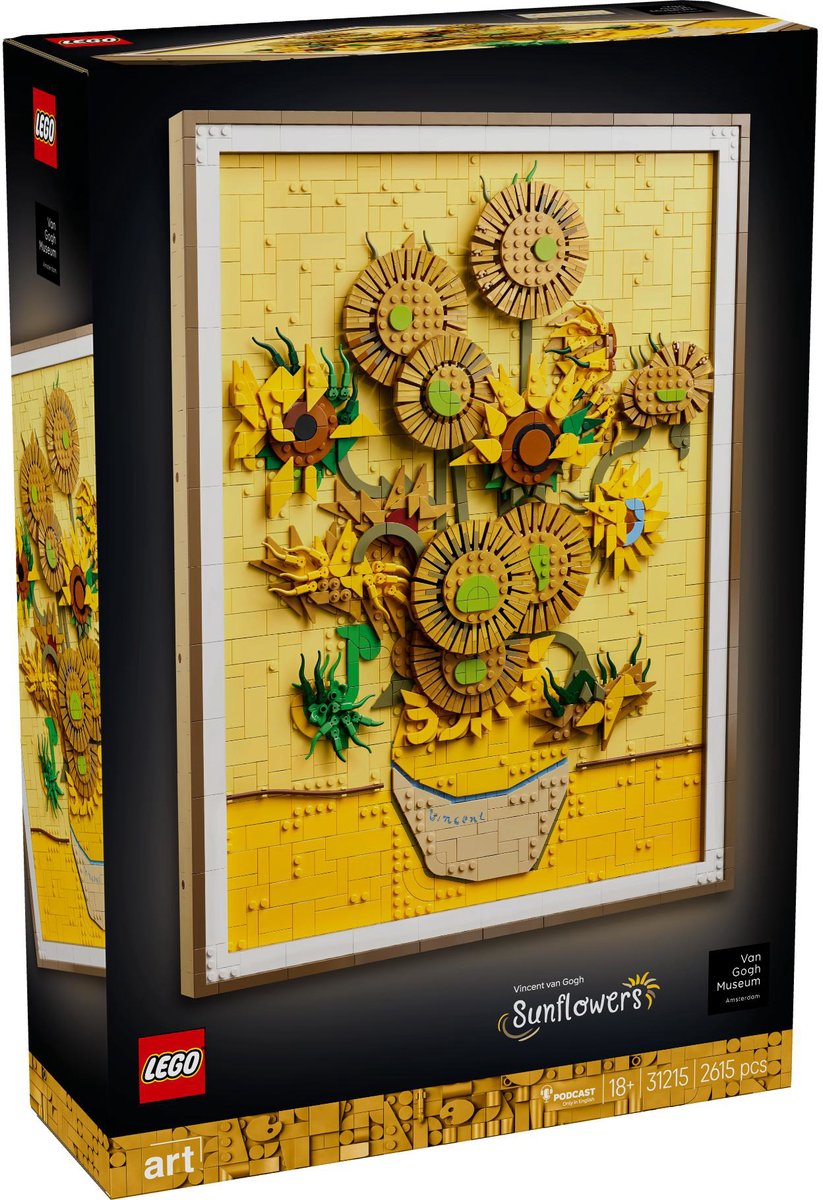LEGO BOTANICALS 31215 Vincent van Gogh - Zonnebloemen