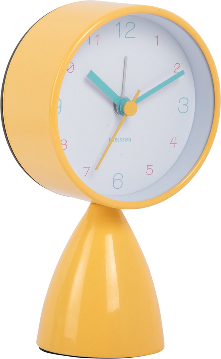 KARLSSON Modern Funky Vibes wekker - felgeel