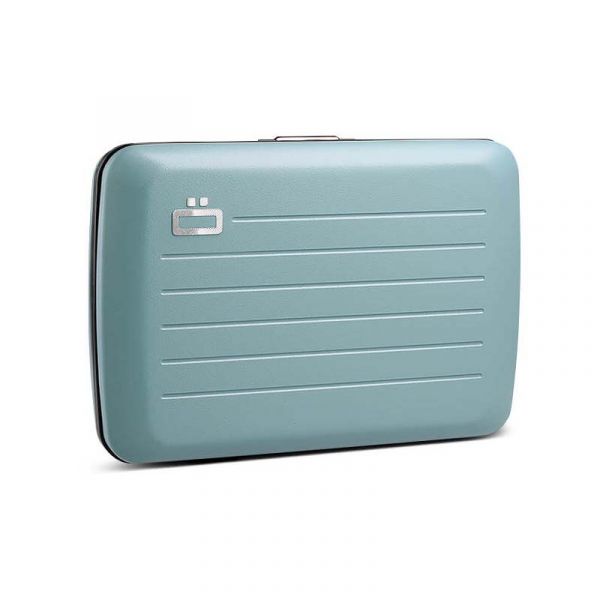 OGON DESIGN Kaarthouder Oslo mat blauw - RFID - voor 10 kaarten