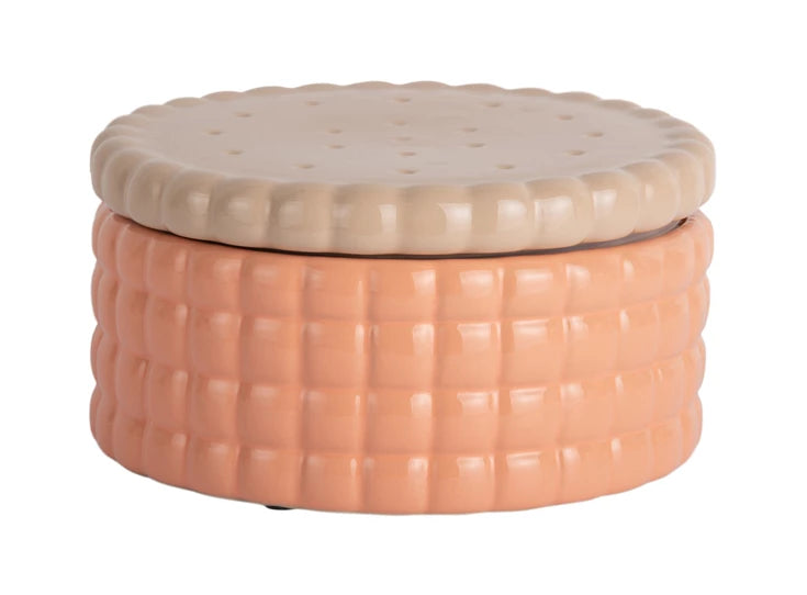 LEITMOTIV Opbergpot koekjesdoos - perzik - Large