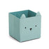 ZELLER Bear storage box - cotton/poly. - 28x28cm - mint