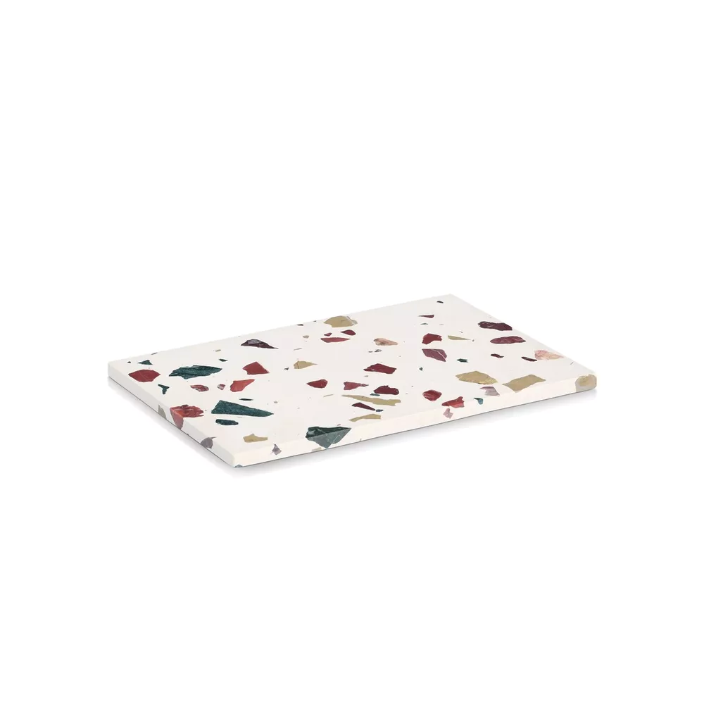 ZELLER Serveerplaat  terrazzo - 30x20x 1,5cm