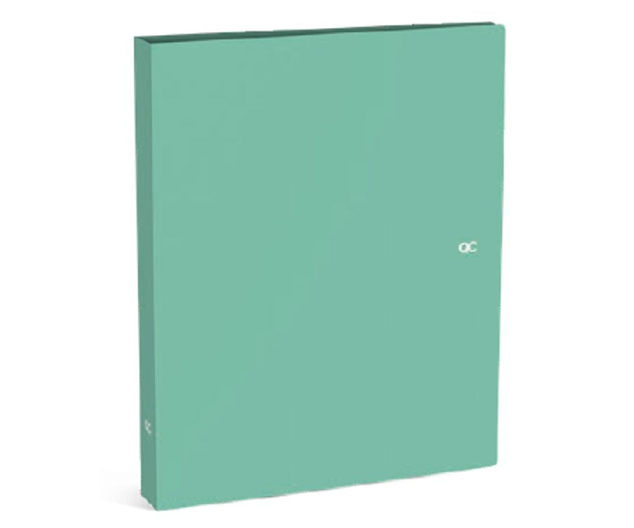 QC COLOUR Ringmap A4 mini polyprop 2R - Spearmint