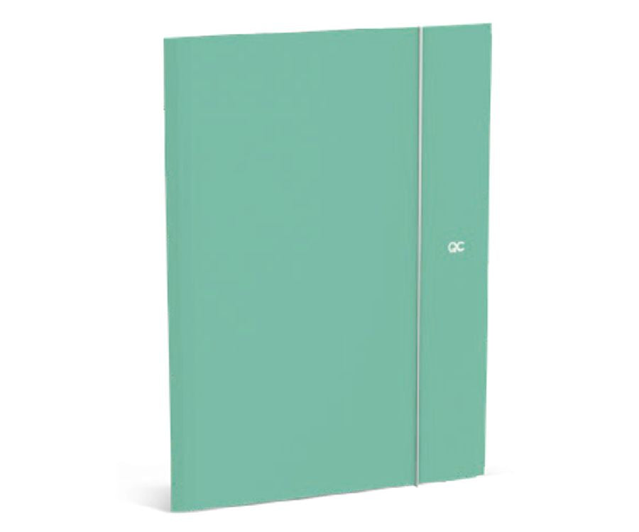 QC COLOUR Elastomap folio A4 - Spearmint