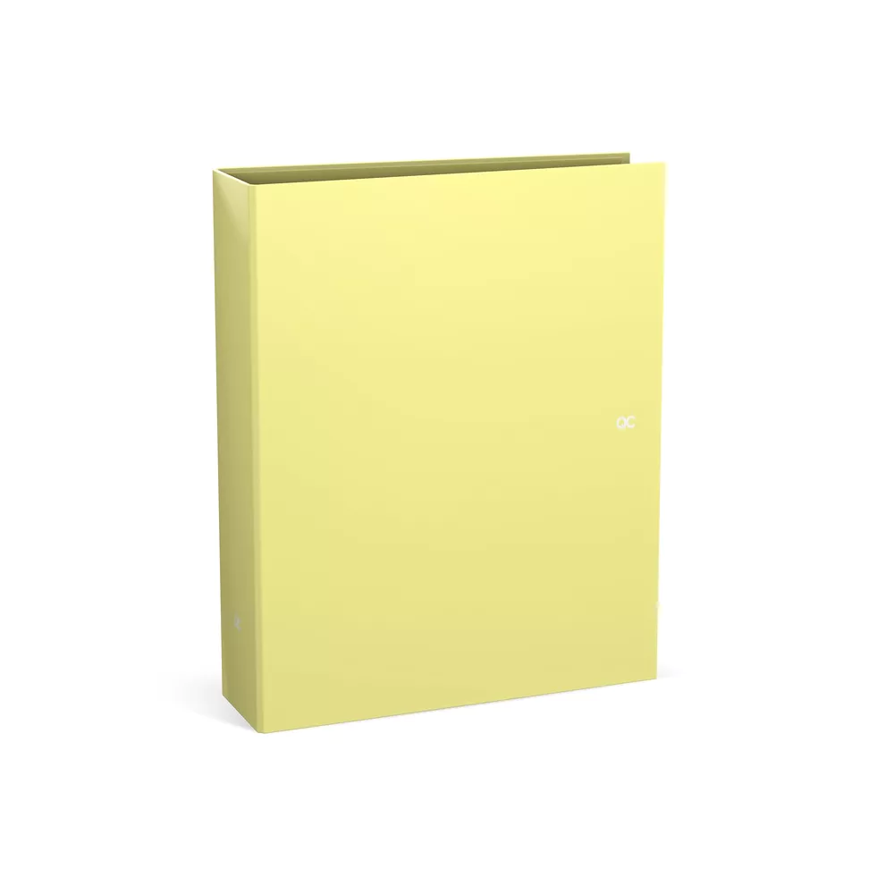QC COLOUR Brede ringmap 8cm - Mellow Yellow