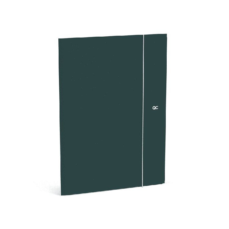 QC COLOUR Elastomap folio A4 - Deep green