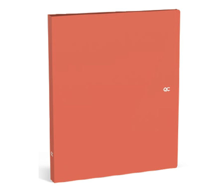 QC COLOUR Ringmap A4 mini PP 2R - Mandarin orange