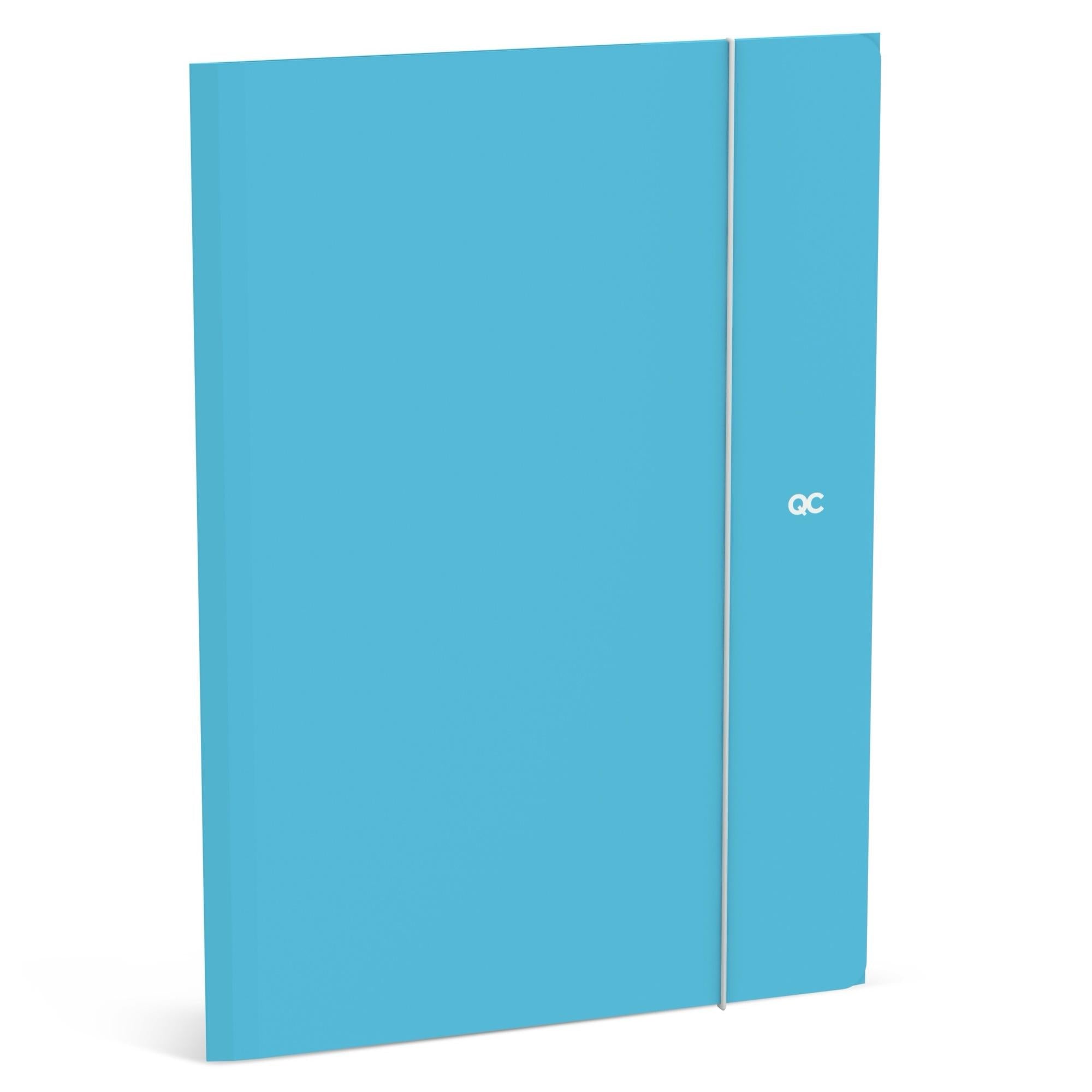 QC COLOUR Elastomap folio - Neon blue