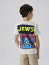 NAME IT B T-shirt MAKAI Jaws - cloud dancer - 134/140