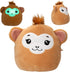 YLVI Swoppies knuffel aap - 30cm
