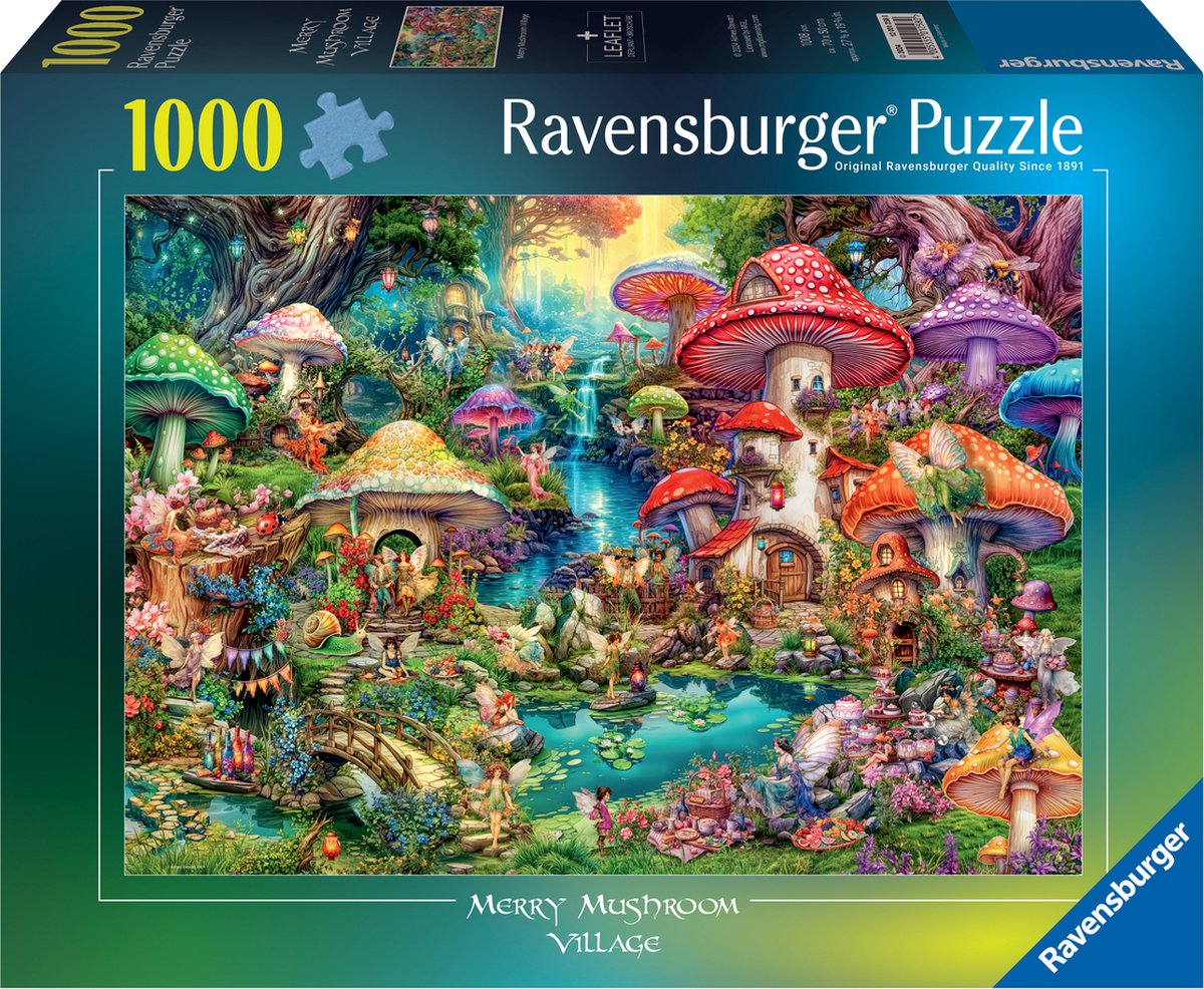 RAVENSBURGER puzzel - Merry Mushroom village