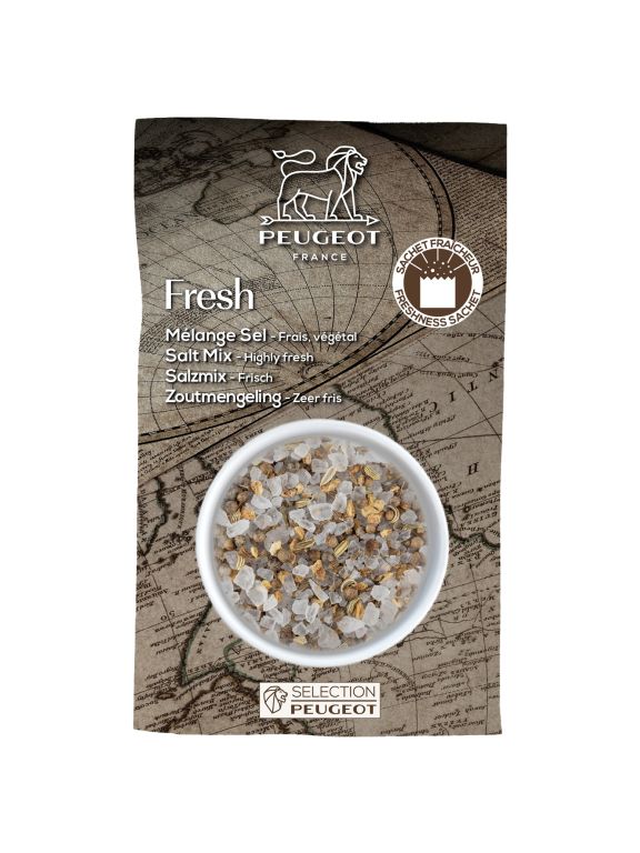 PEUGEOT FRESH frisse zoutmengeling 135g - 3 vershoudzakjes/45g