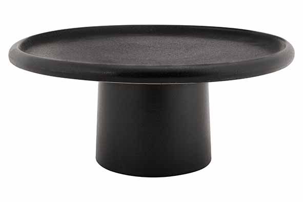 COSY&TRENDY Ellips taartschotel op voet- 26x11.2cm