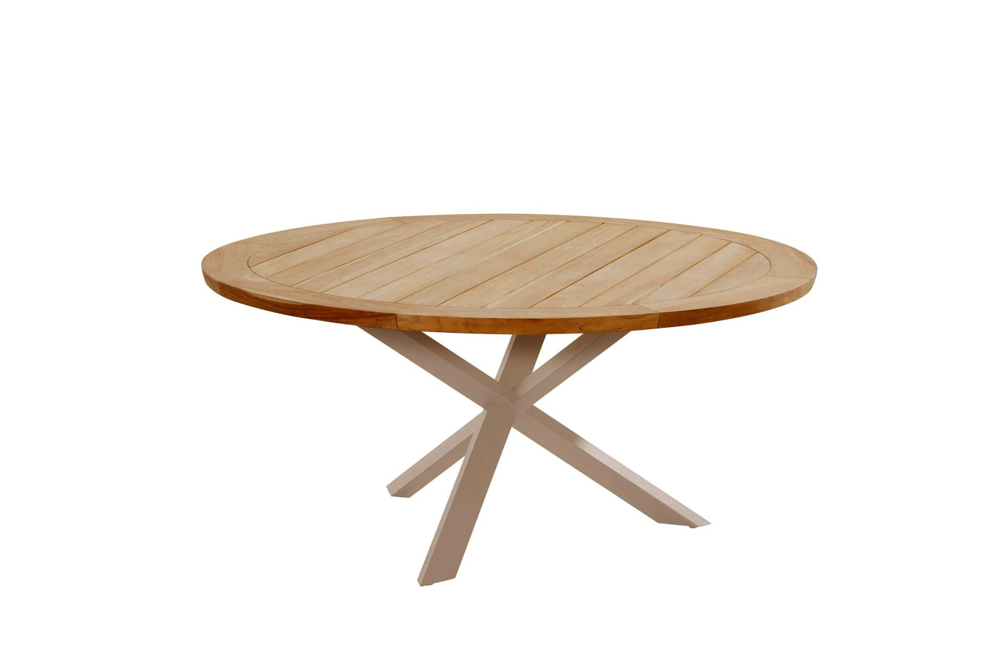 4Seasons PRADO tuintafel dia 160cm - teak met teak poten TU UC