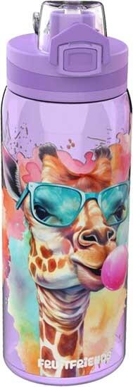 LUNCH BUDDIES Animals - waterfles ultra 850ml - Giraf