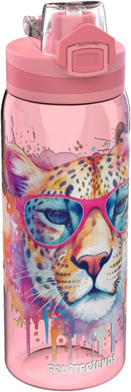 LUNCH BUDDIES Animals - waterfles ultra 850ml - leopard