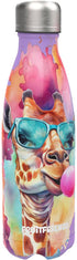 LUNCH BUDDIES Animals - waterfles RVS - Giraf