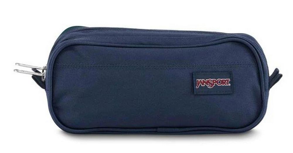 JANSPORT Pennenzak grote accessoiretas - Marineblauw