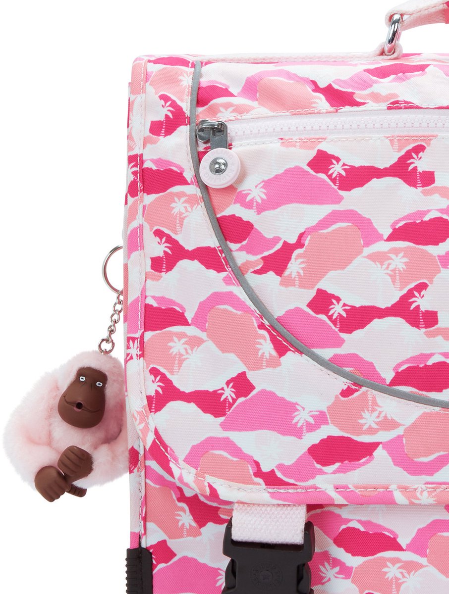 KIPLING Preppy schooltas - pink palm
