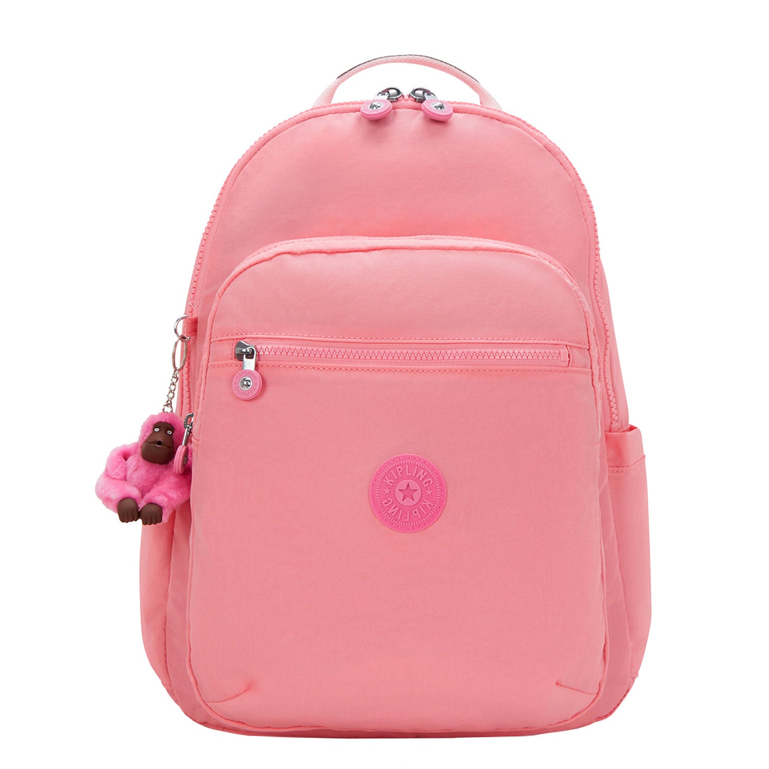 KIPLING Seoul College Extra rugzak - coral sea