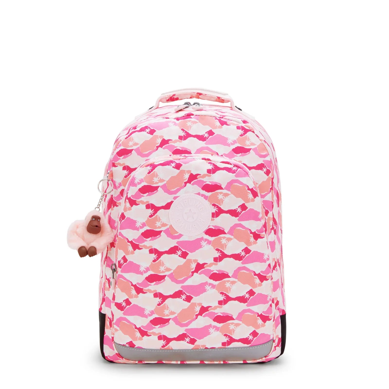 KIPLING Class Room rugzak - pink palm