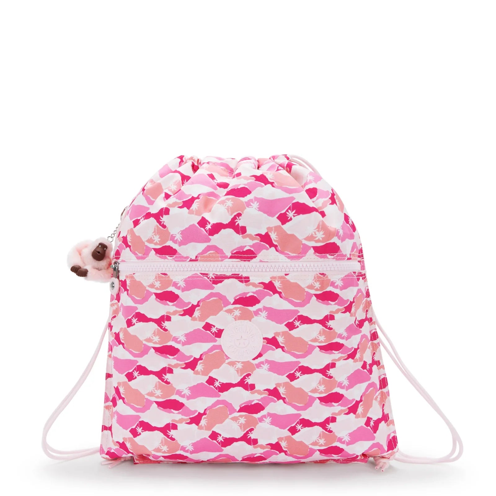 KIPLING Supertaboo gym-/ zwemzak - pink palm