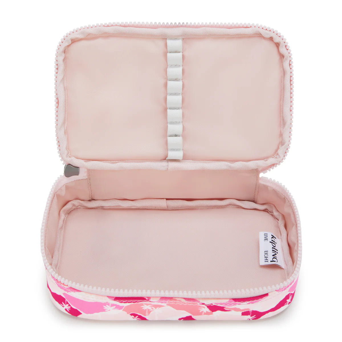 KIPLING 50 Pens pennenzak - pink palm