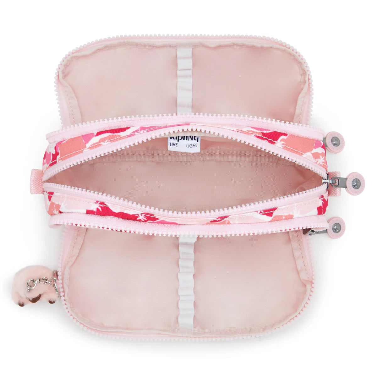 KIPLING Gitroy pennenzak - pink palm
