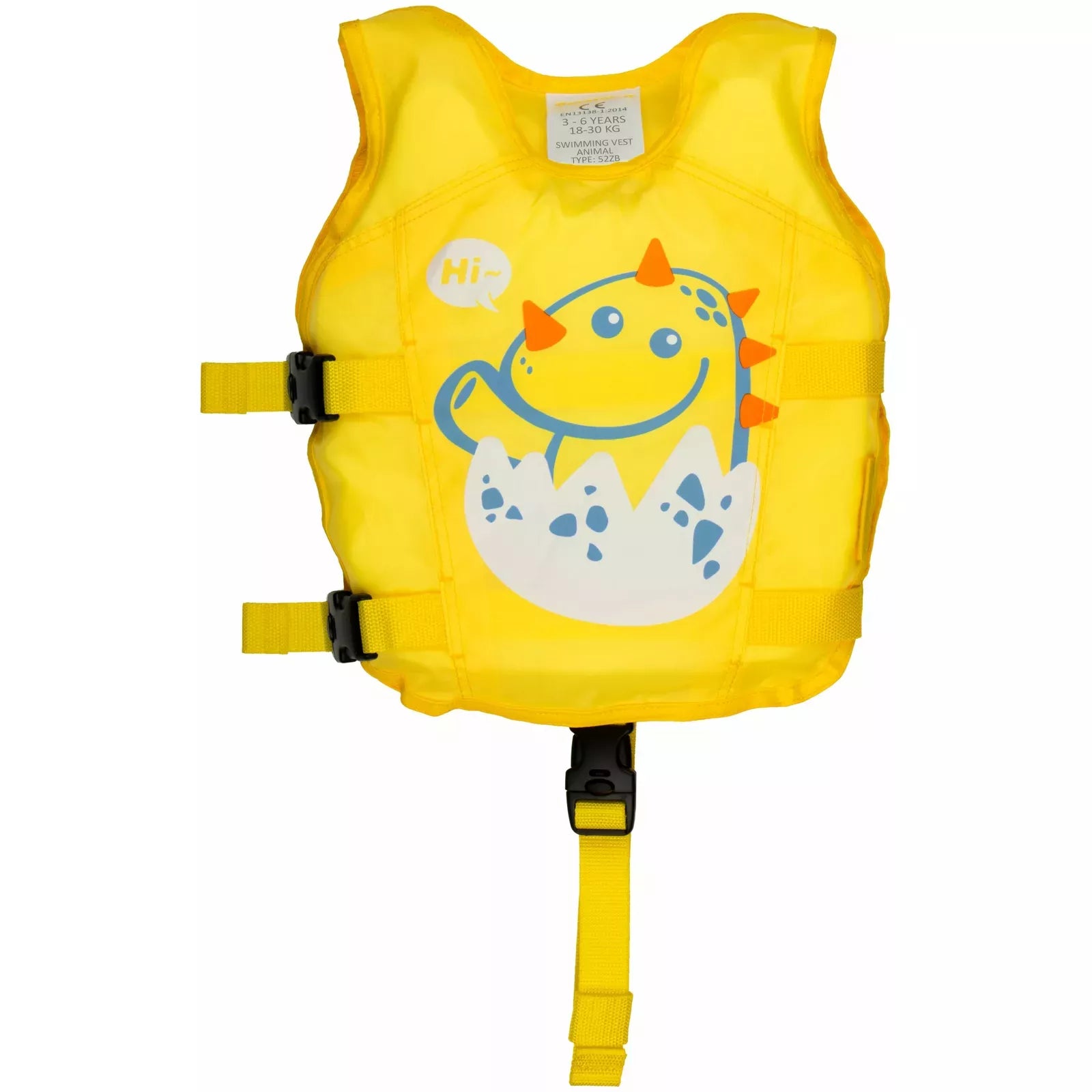 AVENTO Zwemvest dier 2-3 jaar 15-19KG geel