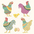 PPD Servetten - 25x25cm- Galli & galline