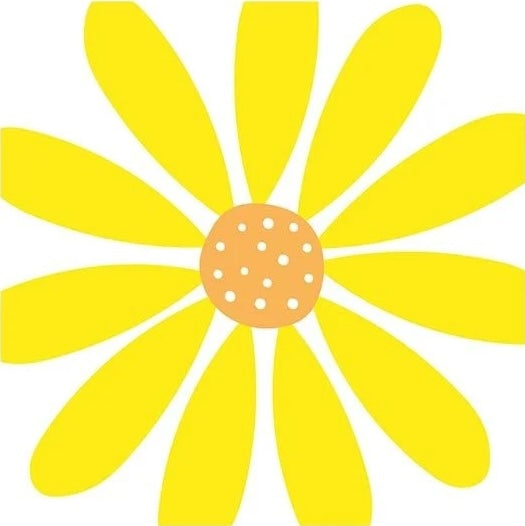 PPD Servetten - 33x33cm - Happy flower sun