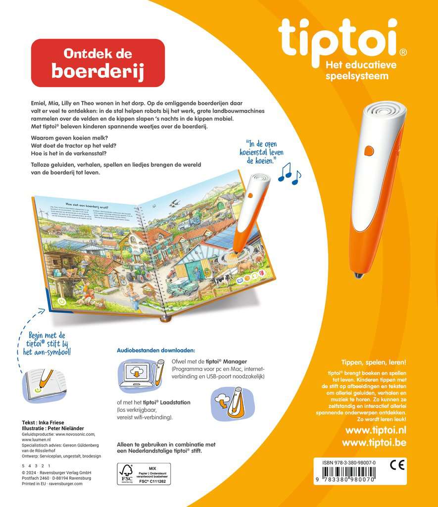 TIPTOI - Ontdek de boerderij