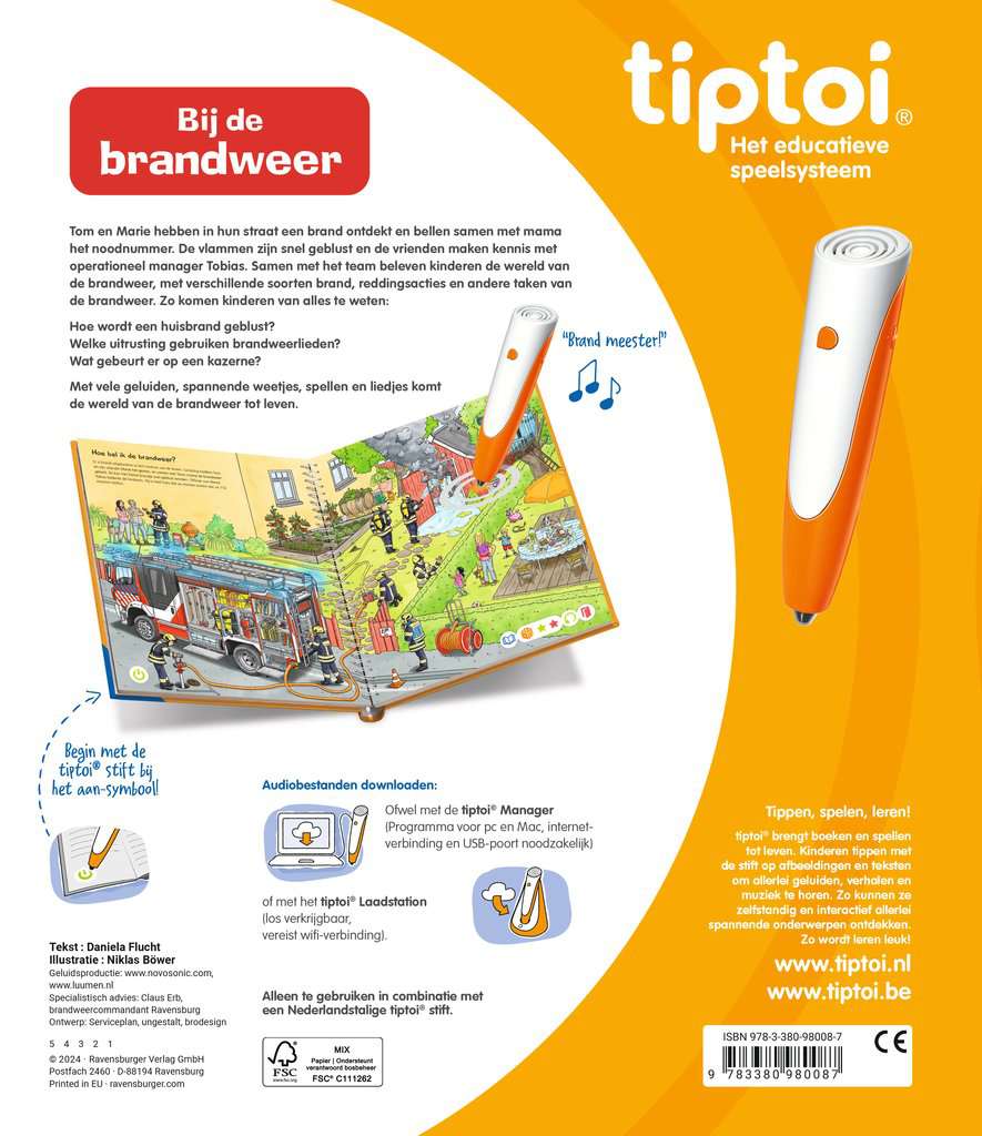 TIPTOI - Bij de brandweer