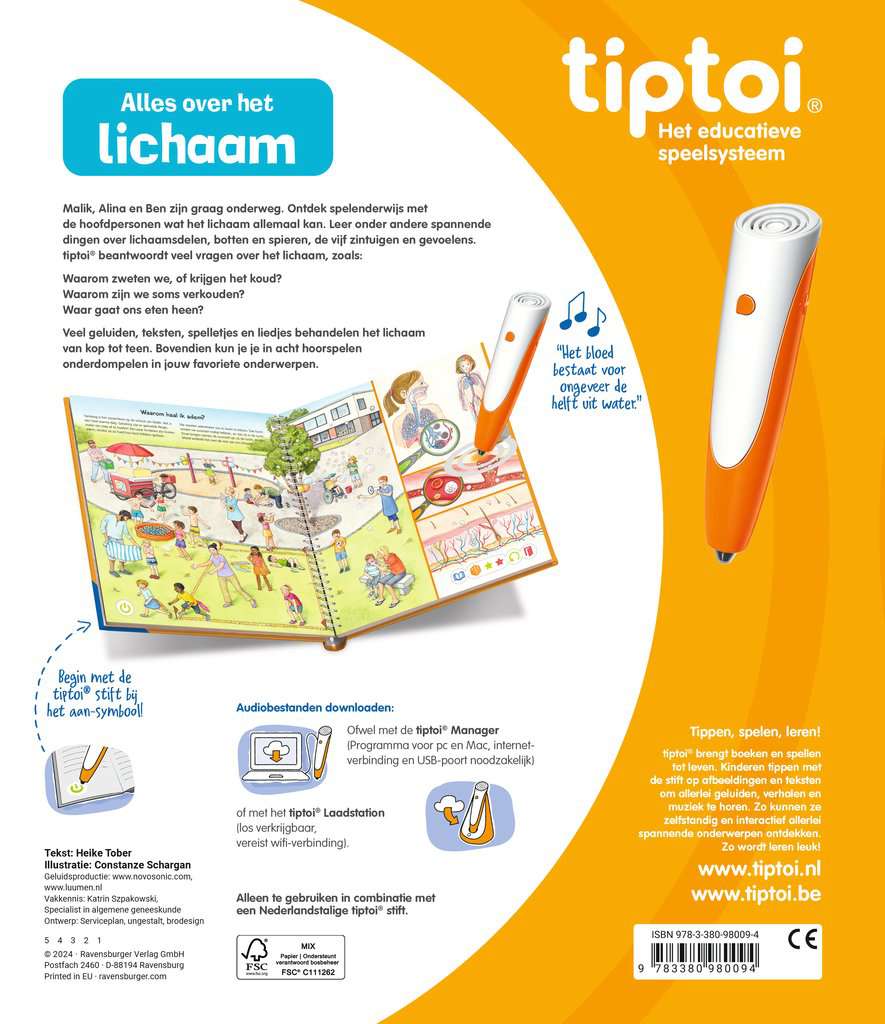 TIPTOI - Alles over mijn lichaam