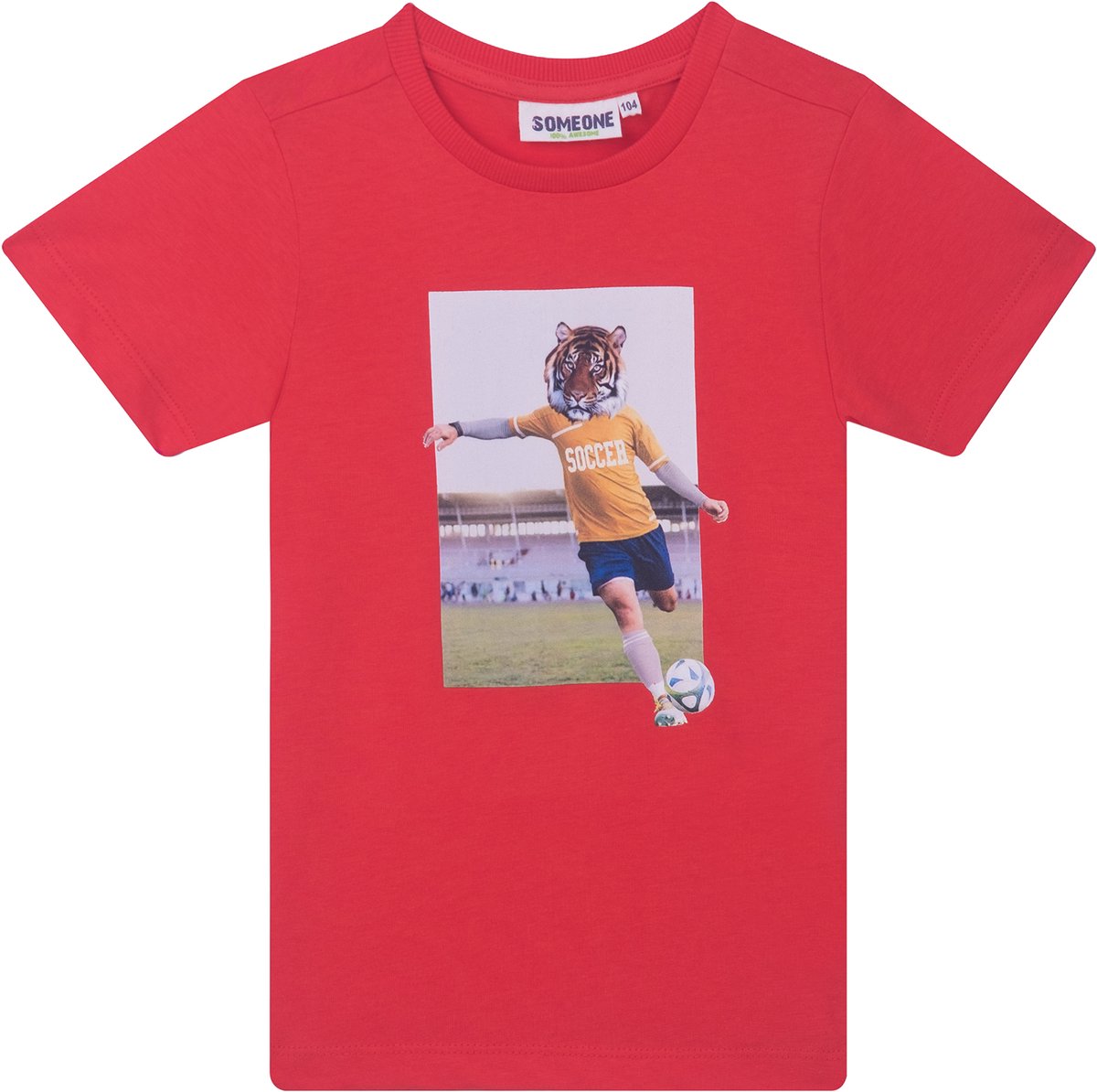 SOMEONE B T-shirt ASSIST - rood - 116