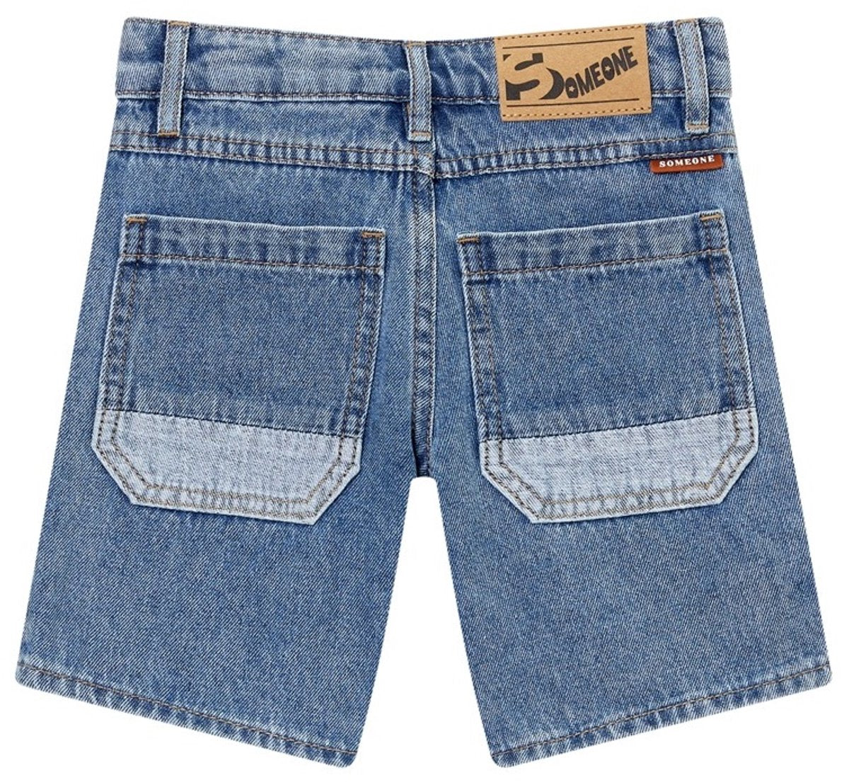 SOMEONE B Jeansshort MULLER - blauw- 134